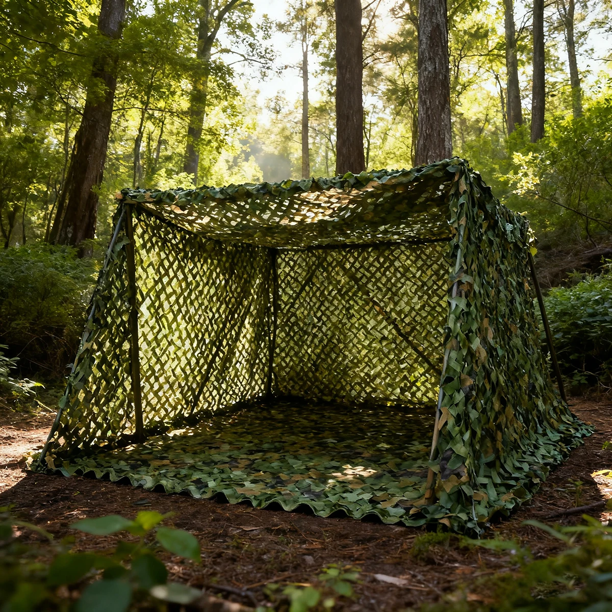 Лесная камуфляжная сетка, прин – обзор и цена Hunting Camp Outdoor Supplies