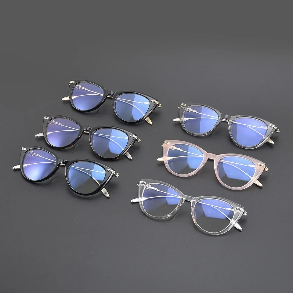 

Новые популярные эллиптические оправы для женских очков 2025 года, высококачественные персонализированные мужские оптические очки для чтения и коррекции близорукости из сплава для использования в помещении