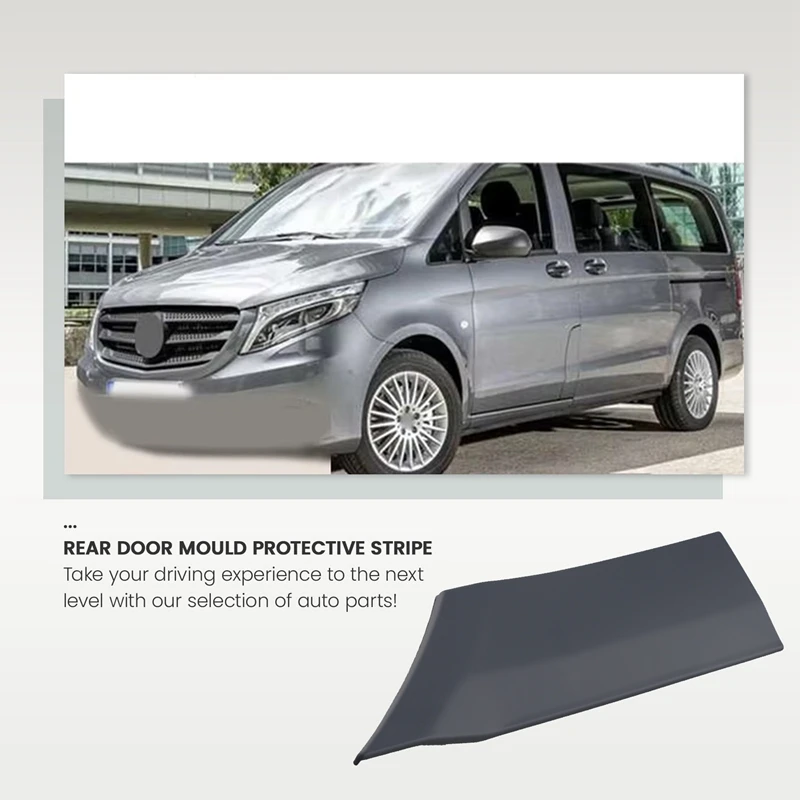 New Car Rear Door Mould Protective Stripe Styling Mouldings Moulding Trim Strip For Mercedes Vito Viano 639