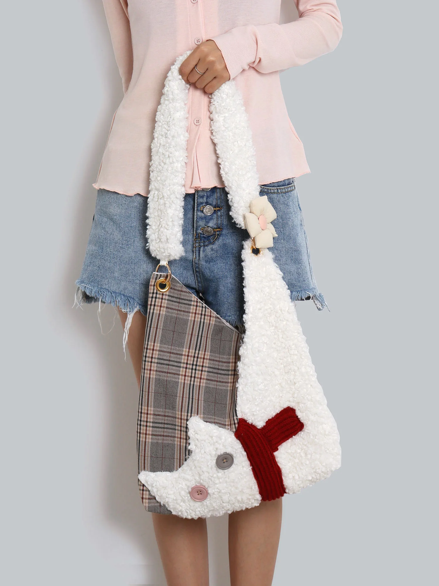 

Симпатичная клетчатая цветная сумка-тоут Blo Plu, женская осенне-зимняя большая универсальная сумка через плечо Capaci на одно плечо