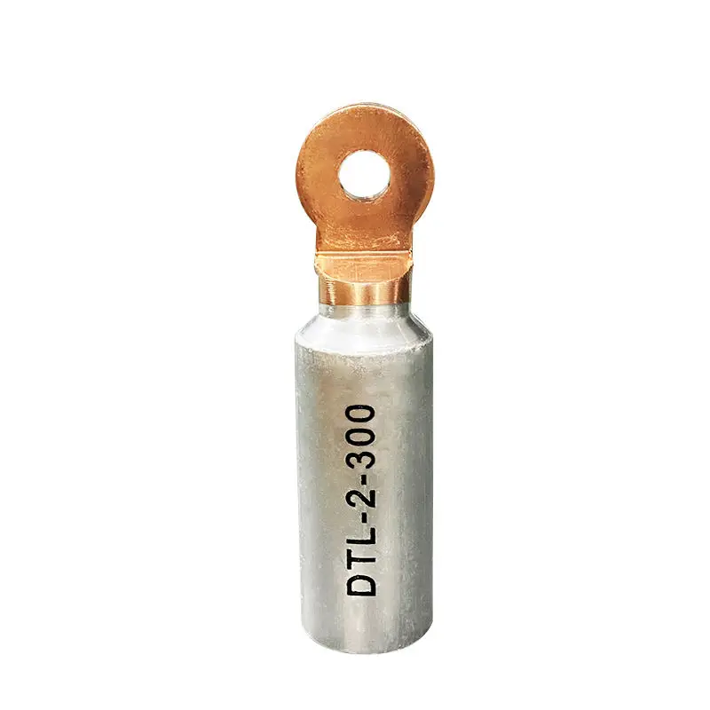 1pcs DTL-2-240 Round Copper Aluminum CU AL Bimatel Spade Power Wire Cable Fitting Connector Lug Crimp Terminal