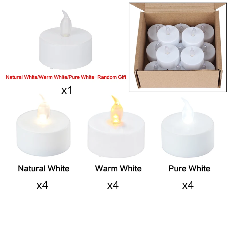 Für Bambu Lab LED Flamme Teelicht Kerze Set 3D Druck Modell für Bambulab Creality Elegoo 3D Drucker Zubehör KC008/KC017