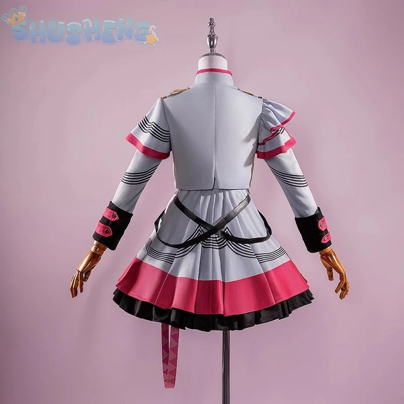 Kasane Teto virtual singer cosplay synthesizer v costume sweet lolita dress uniform Halloween carnival Lolita woman full set