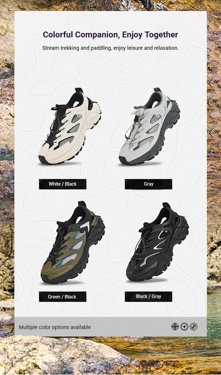 361 Degrees Paddle Herren-Flusswanderschuhe, Mesh, atmungsaktiv, stabiler Halt, Sommer, Outdoor, Wandern, Angeln, Herren-Sandalen 672626766 – Detail 7