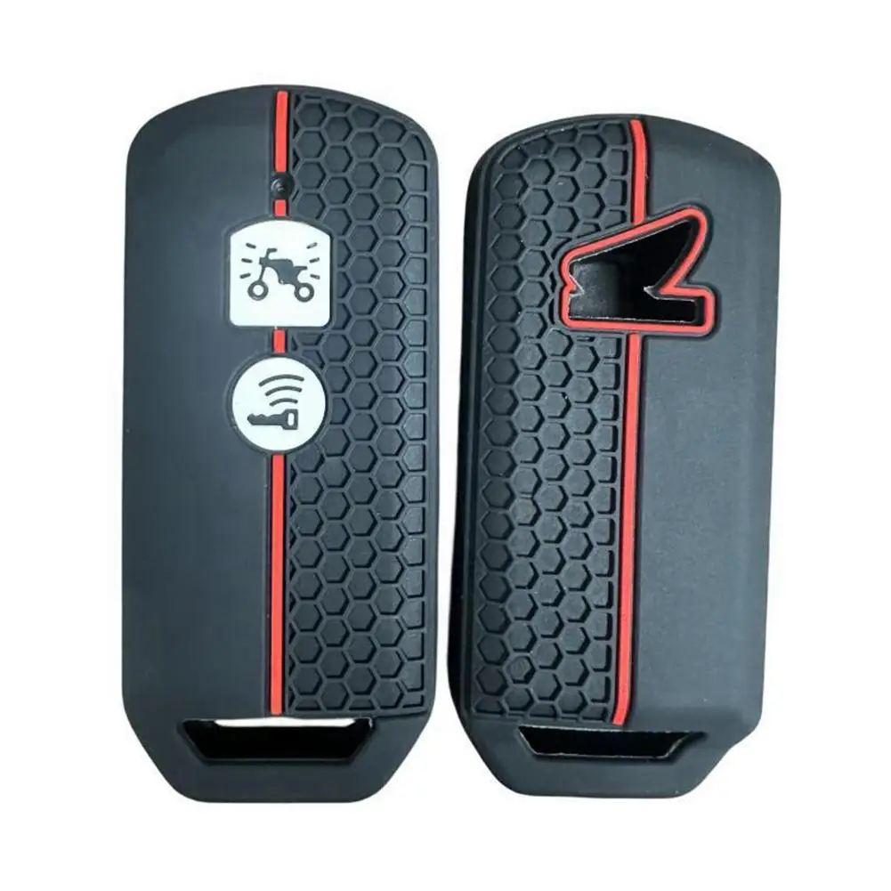 This Silicone Motorcycle Remote Key Fob Cover Case is designed for Honda PCX 150 2016 2018 and offers maximum protection