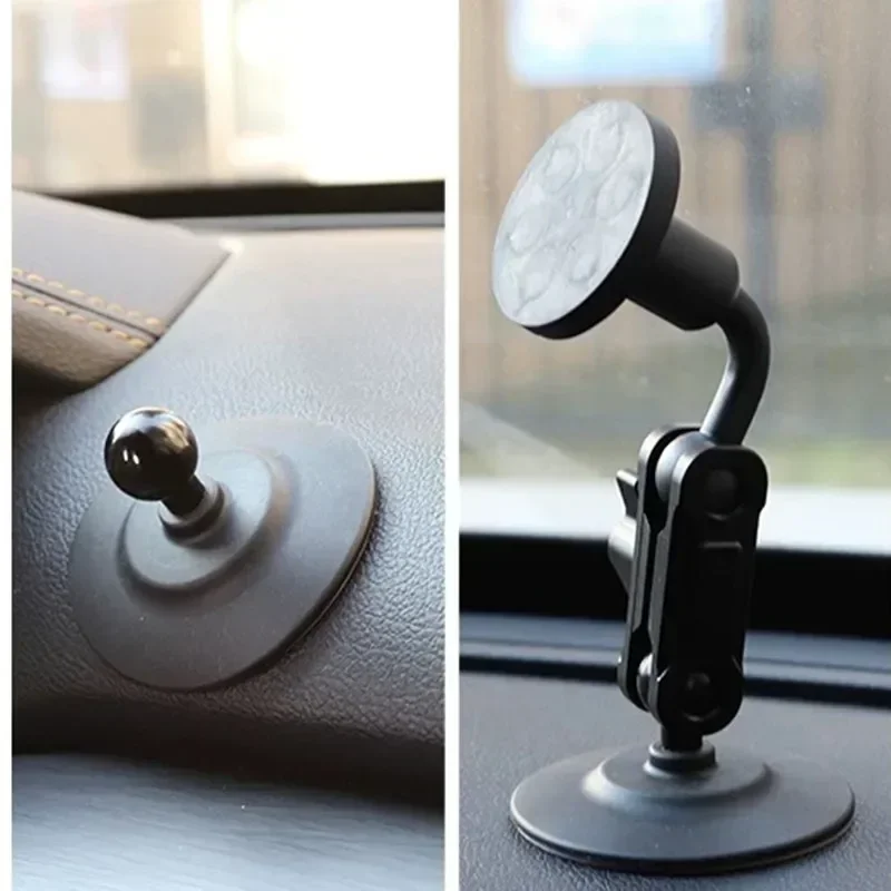 13mm 15mm 17mm 25mm Ball Head Mount Car Dashboard Suction Cup Round Plate for GPS Camera Smartphones Accessories