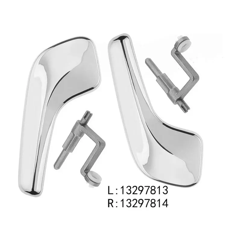 New A Pair Of Left& Right Door Handle Car Interior Parts 13297814 13297813 For Opel Corsa D 2006- 2016-Boom