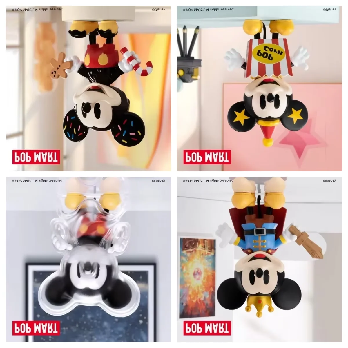 POP MART Disney Jubiläums-Mickey Curiosity Boundless Serie Mystery Box Original Blind Box Überraschungsspielzeug Anime-Figur Desktop-Deko