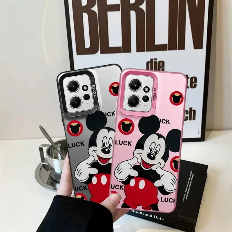 Cute Mickey Mouse Luck Nice phone cases for Xiaomi Poco C50 X3 NFC C61 C51 X3pro Redmi 12C 13 A2 A3x 12 funda Back Shell Cover