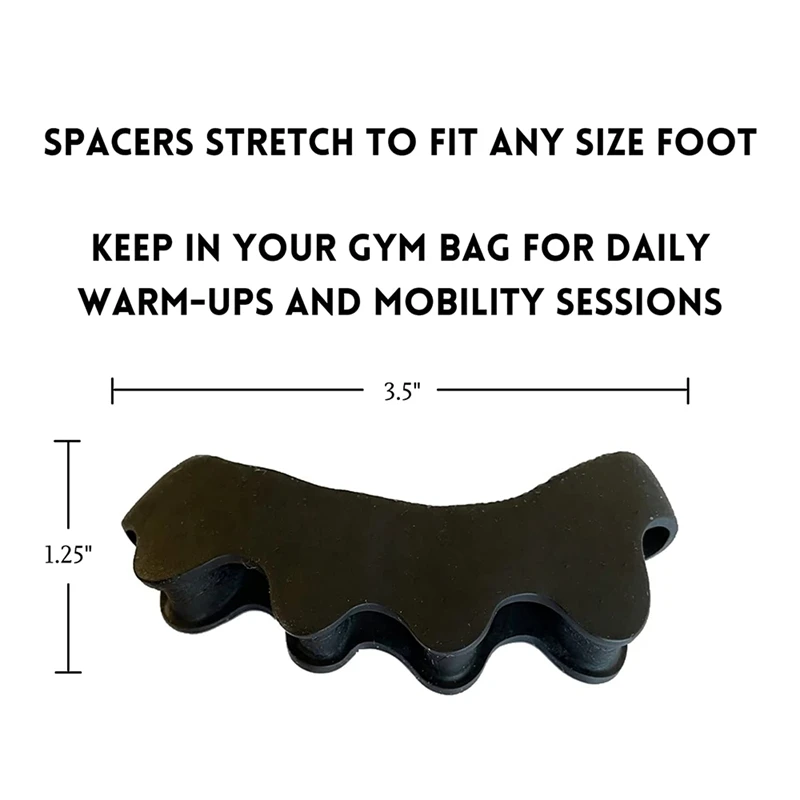 A01V-10 Pair Toe Separators For Functional Fitness Athletes - Toe Straighteners For Foot Pain Relief Toe Spacers For Crossfit