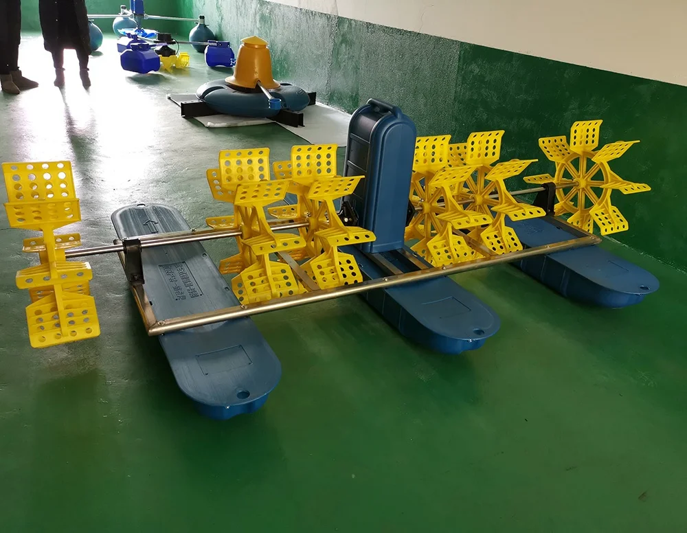 

6 Impeller automation Fish Farming Aquaculture Equipment Paddlewheel Aerator for shrimp and fish pond