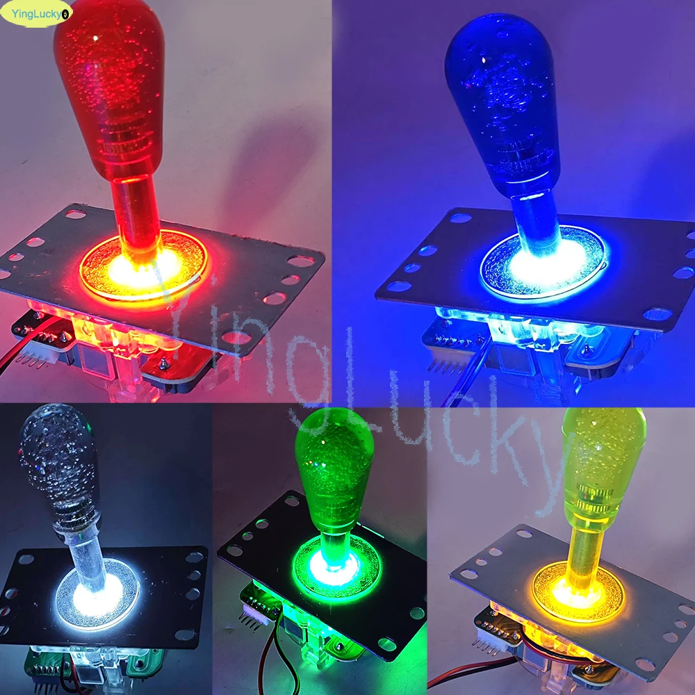 NEW Arcade LED Joystick 5V Illuminated Colorful LED Light Joystick for Arcade Machine, Claw Crane/Vending Machines view 2