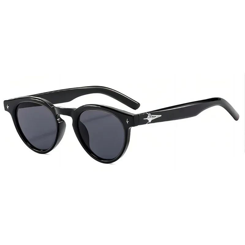 Women's Sunglasses with Elliptical Frames Resting on Stars