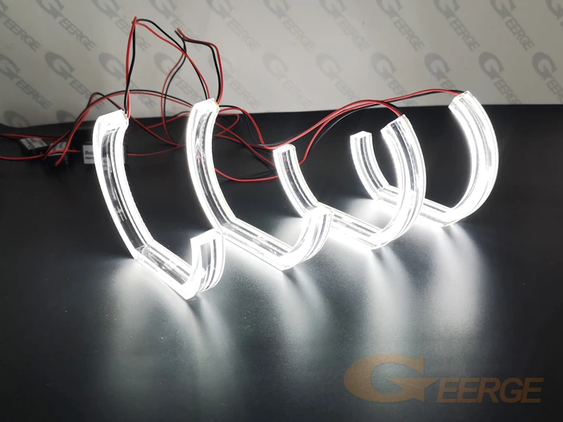 For Toyota Chaser JZX100 Ultra Bright Day Light Turn Signal DTM Style LED Angel Eyes Halo Rings Kit