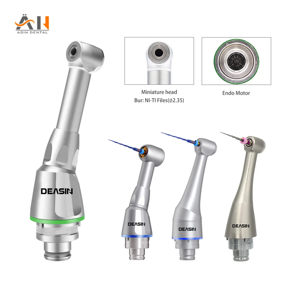 

DEASIN Dental Reduction 16:1/6:1/1:1 for Wireless Endo Motor Head Compatible with Original Handpiece Endodontic Apex Locator