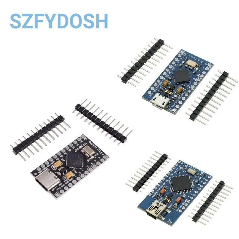 MICRO/MINI/TYPE-C USB ATMEGA32U4 Module 5V 16MHz Board For Arduino ATMEGA32U4-AU/MU Controller Pro-Micro Replace Pro Mini