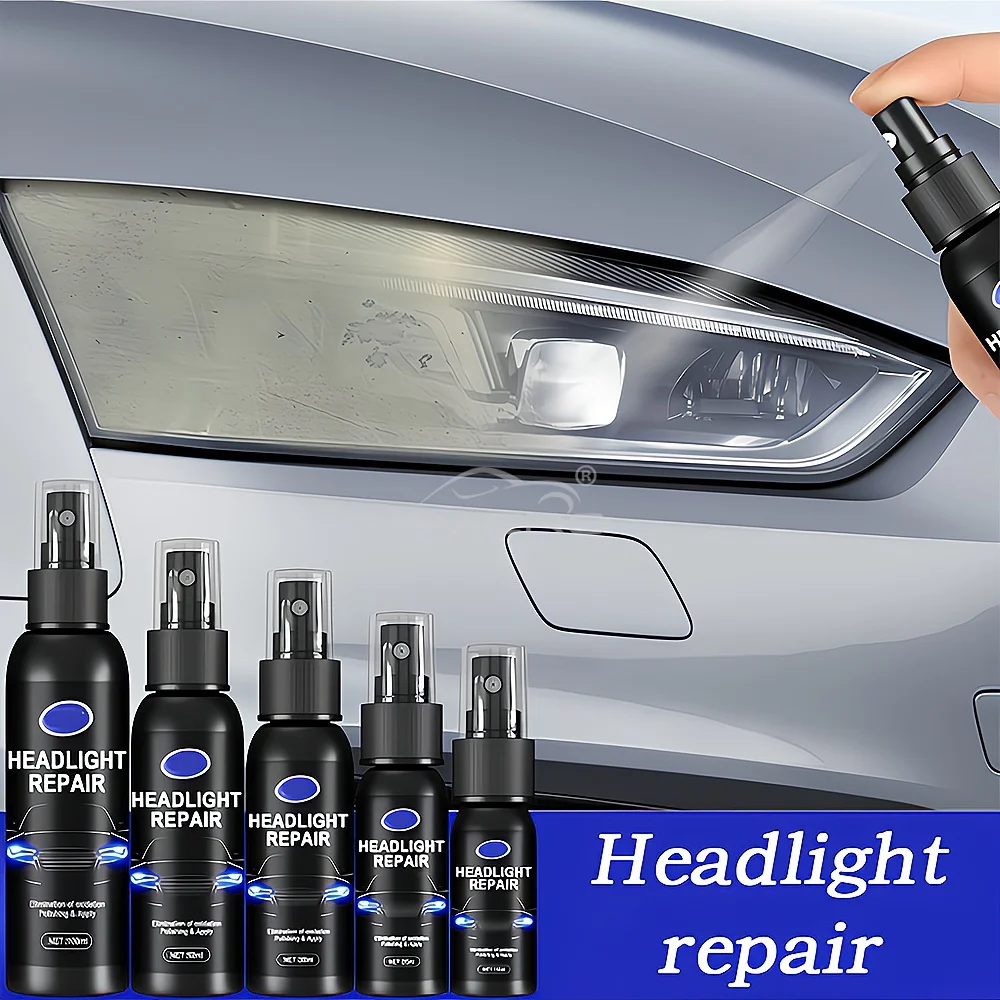 Car Headlight Polishing Agent Scratch Remover Repair Fluid Renewal Polish Maintenance Liquid Auto Accessorie Refurbished Sprays