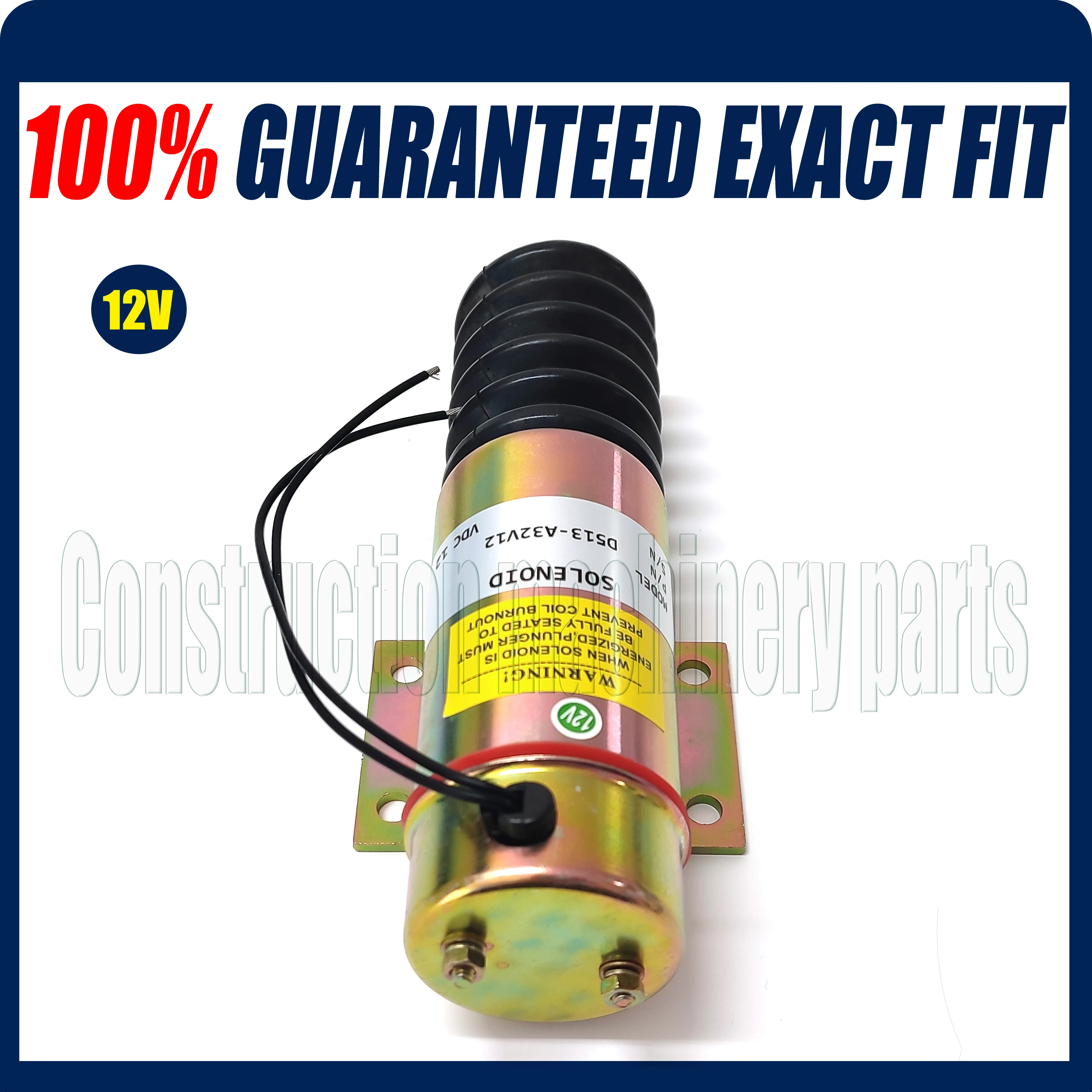 Brand New Fuel Shutoff Solenoid D513-A32V12, D513A32V12 For Trombetta 12V