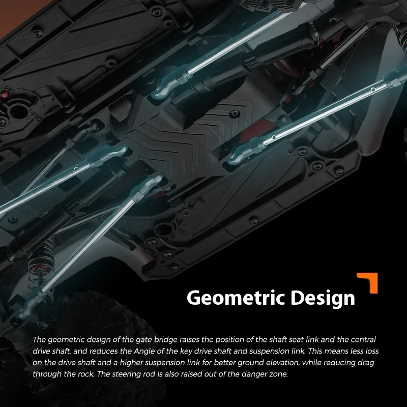 รถบังคับวิทยุ WL TECH ขนาด 1:10 ขับเคลื่อน 4 ล้อ รุ่น Wrangler Crawler RTR 2.4 GHz ความเร็ว 35 กม./ชม. มอเตอร์แบบไร้แปรงถ่าน สำหรับขับขี่ออฟโรด พร้อมเล่น