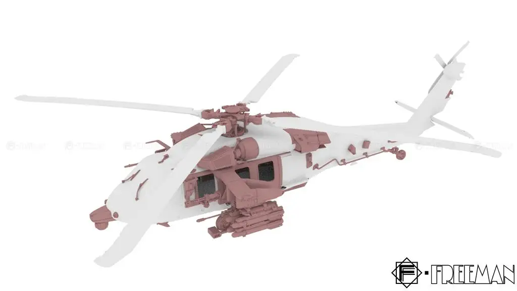 FAB FA7203 US-ARMY MH-60M(DAP)for SH-60f (Hobby Boss) Renovation Kit