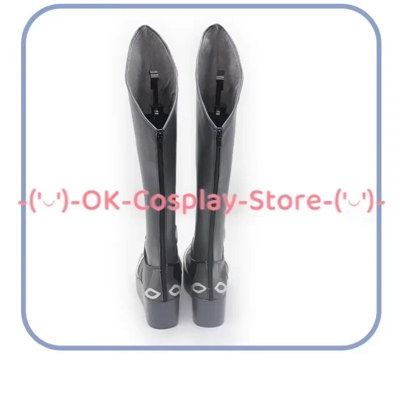 [カスタマイズ] アイデンティティ V ウー・チャン ブラックガード ファン ウー・ジウ コスプレ靴 ゲーム ロールプレイ コスチューム小道具 カーニバルパーティー PUレザーブーツ