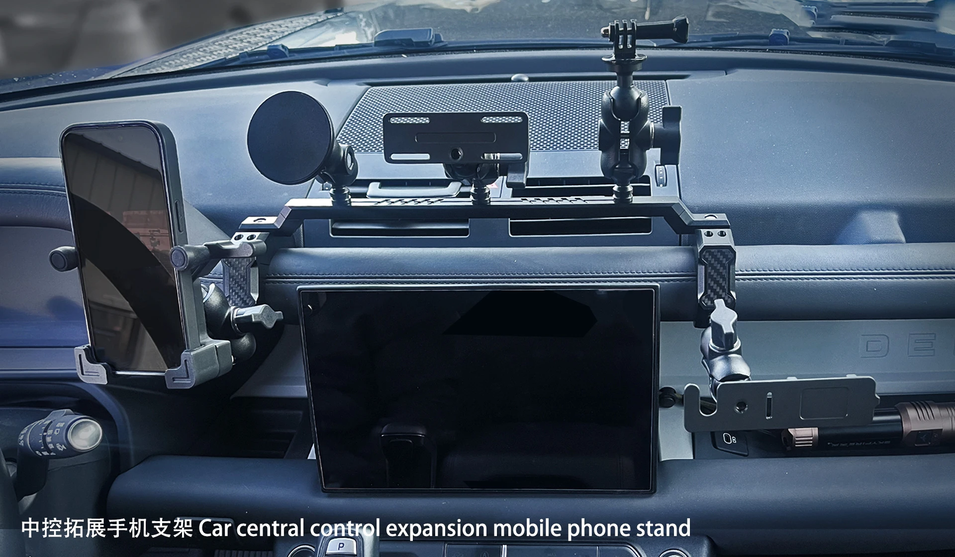 Tablero Soporte de montaje para teléfono móvil Succión 360 control central de coche ajustable