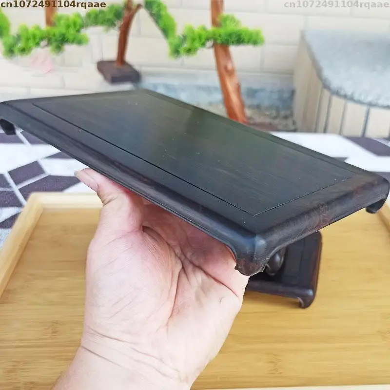 Scaffale per bonsai da tavolo in legno di alta qualità |   Supporto per piante in miniatura e set da tè Supporto per vaso da fiori con piedistallo per casa/ufficio