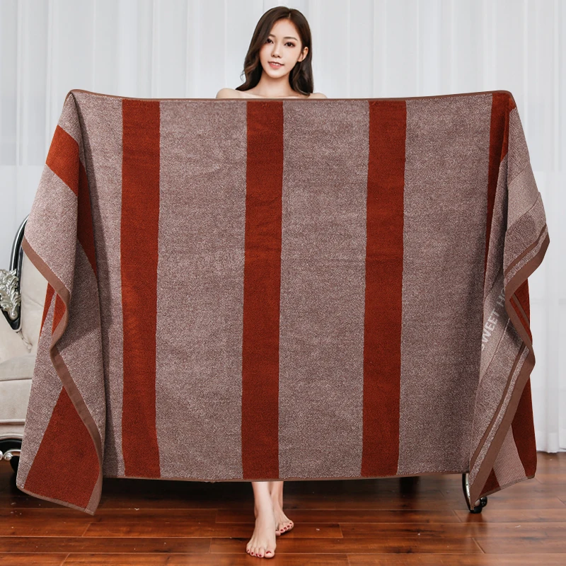 New pure cotton bath towel for men, home use, all-cotton, quick-drying for adults70x140cm