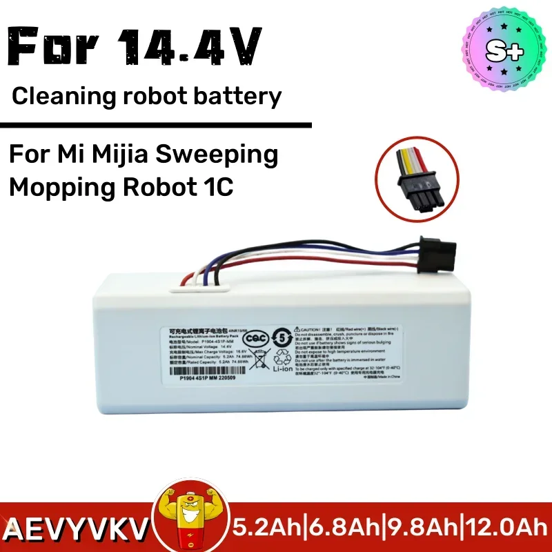 

for Xiaomi Robot Battery 1C P1904-4S1P-MM Mijia Mi Vacuum Cleaner Sweeping Mopping Robot Replacement Battery G1l