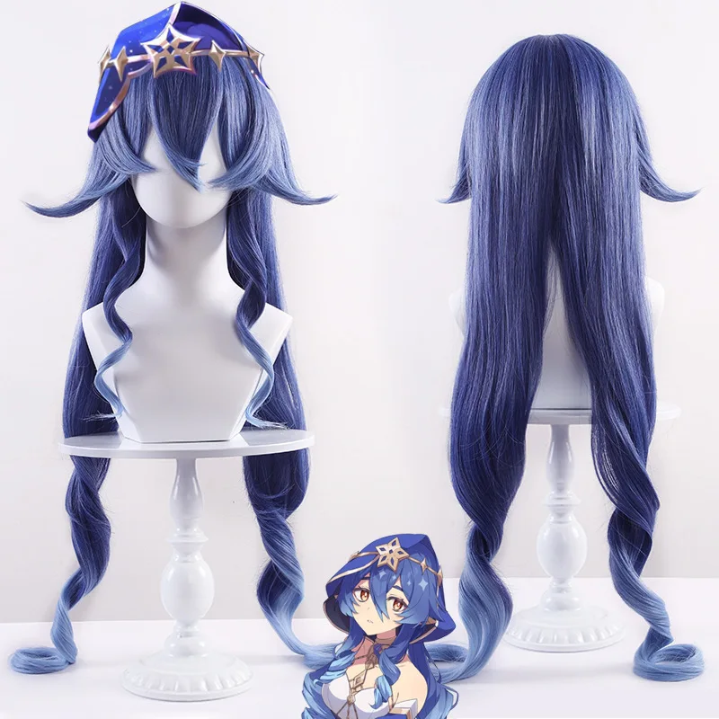 

Длинный волнистый синтетический парик с эффектом омбре, костюм для косплея, термостойкое волокно, натуральный шиньон, вечерние повседневная одежда