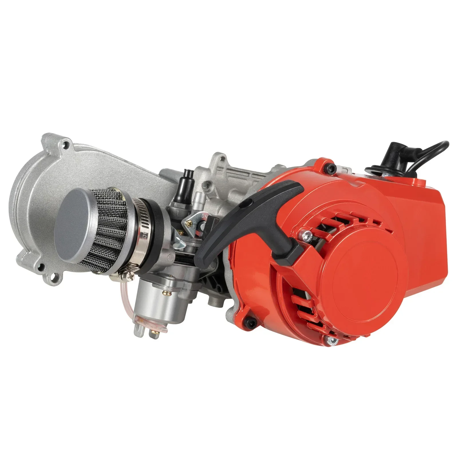 49CC 2-Stroke Pull Start Engine Gas Motor Electronic Ignition with Air Filter for Pocket Bike Mini Dirt Bike ATV Scooter 48km/h