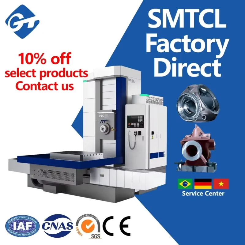 PBC110m SMTCL Boring CNC Machine Horizontal CNC Boring Machine for Heavy Casting Surface Processing
