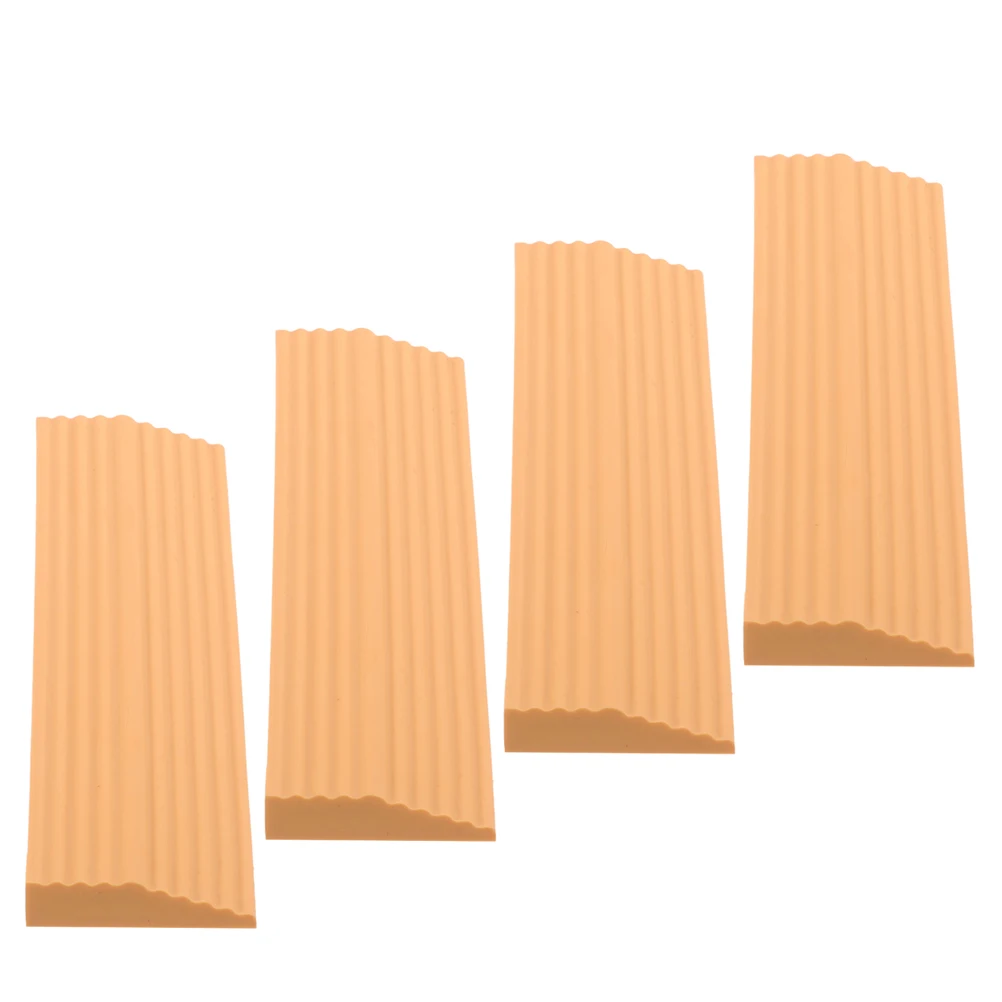 

4 Pcs Robot Climbing Mats Plastic Doorway Ramps Thresholds Triangle Ramp Pads Steps Home Entrance