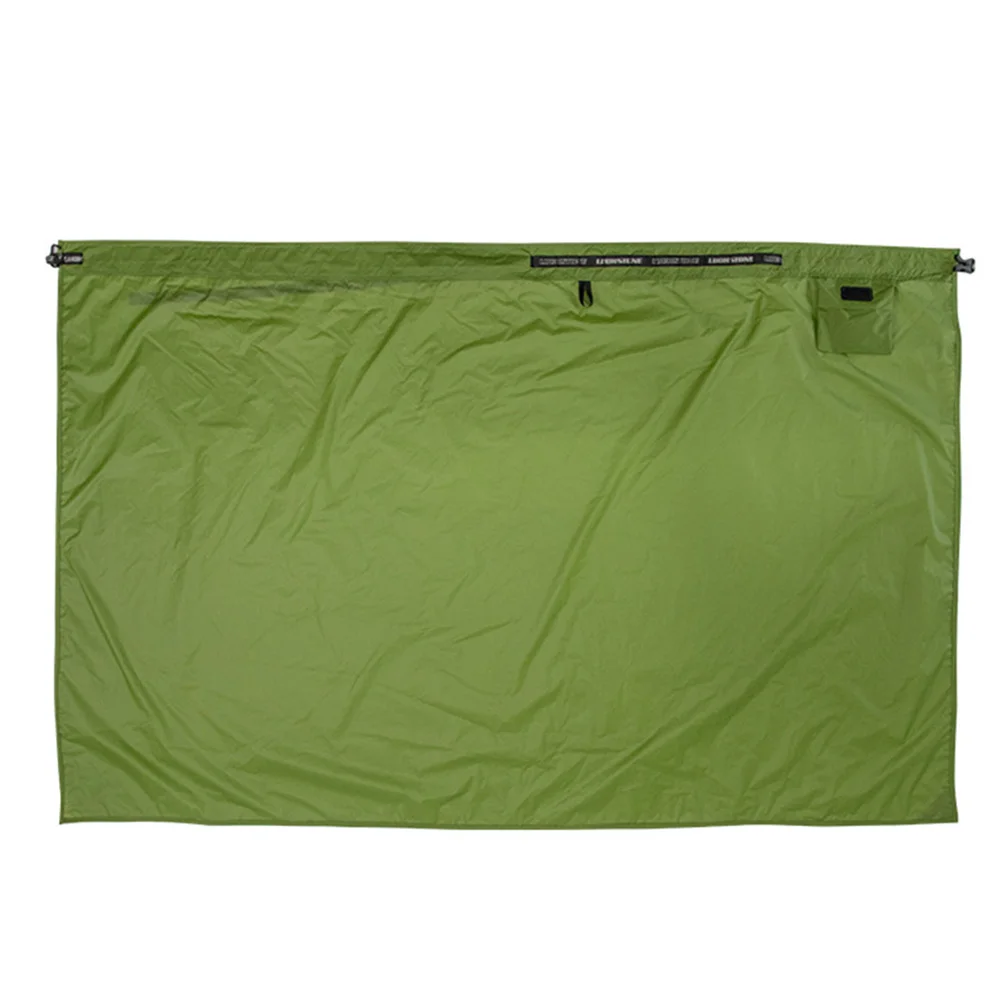 20D Rain Skirt Waterproof Apron Windbreak Skirt 70-110cm Waist For Camping Green Hiking Rain Poncho Rain Pants