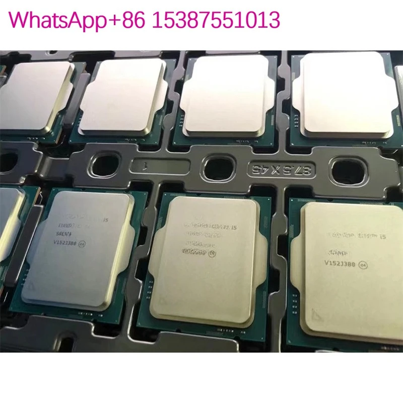 1 шт. процессор I5 12400F (без упаковки), 6-ядерный, 12-поточный, поддержка материнских плат H610/B660