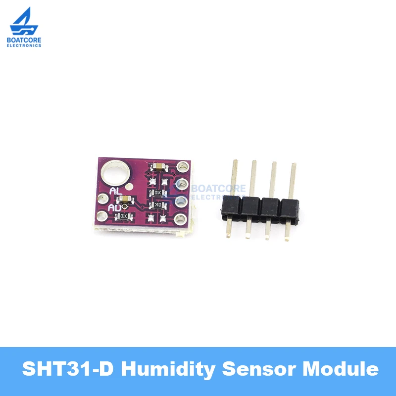 1PCS SHT31-D Temperature Humidity Sensor Module SHT31 IIC I2C Breakout Weather 3V 5V For Arduino