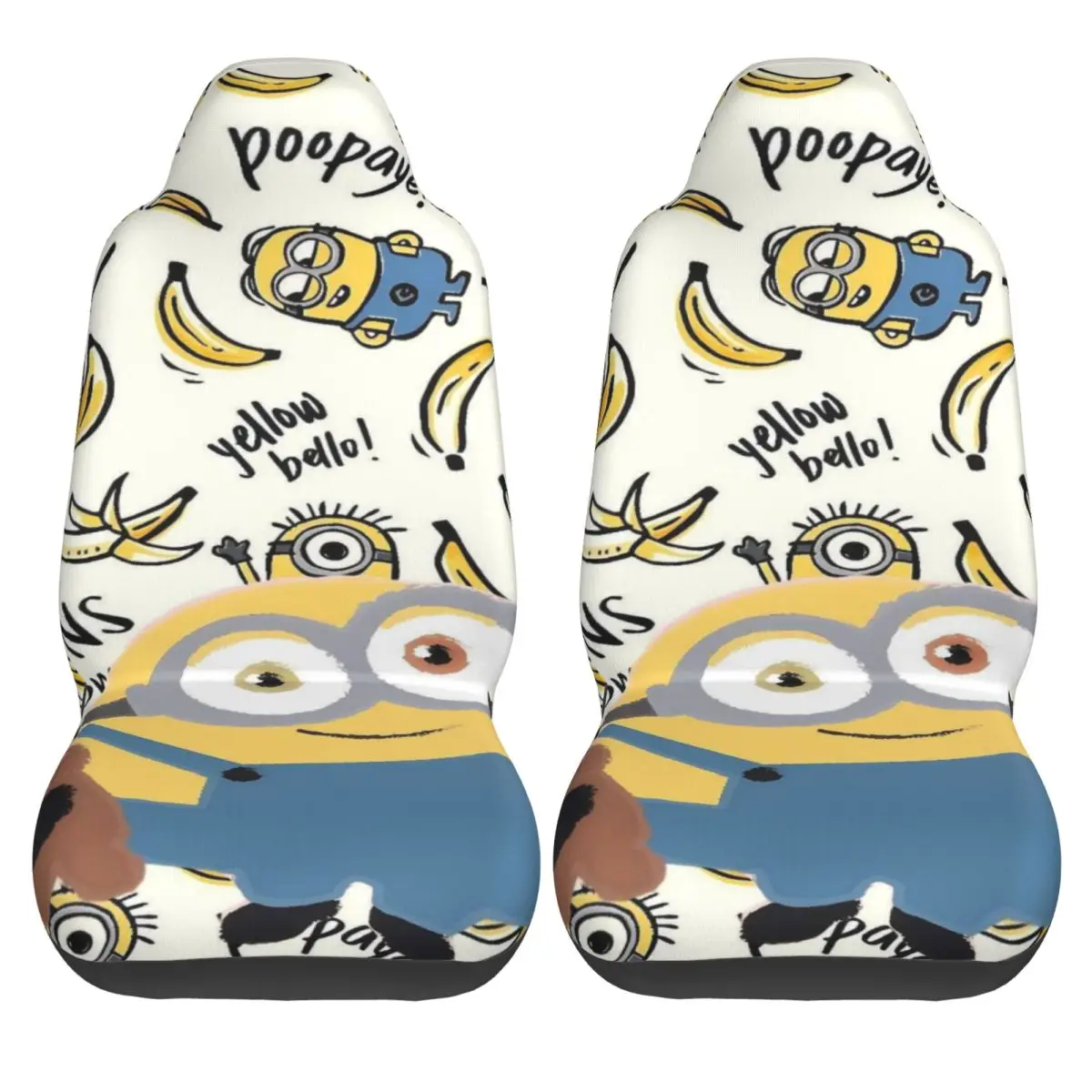 

Minions Meme Car Seat Covers Stretch Two Pieces Auto Seat Covers Cheap Automobile Polyester Cover