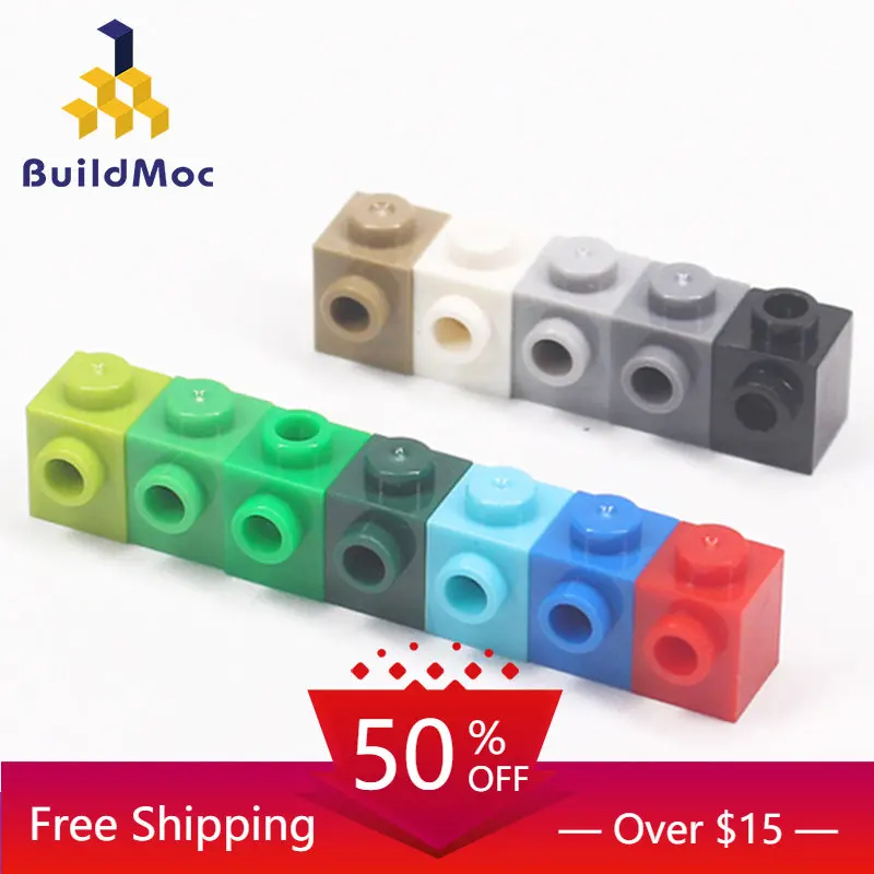 10PCS MOCAssembles Particles 87087 1x1 Block DIY Building Blocks  with Bumps Compatible With Brand Educational Toys For children