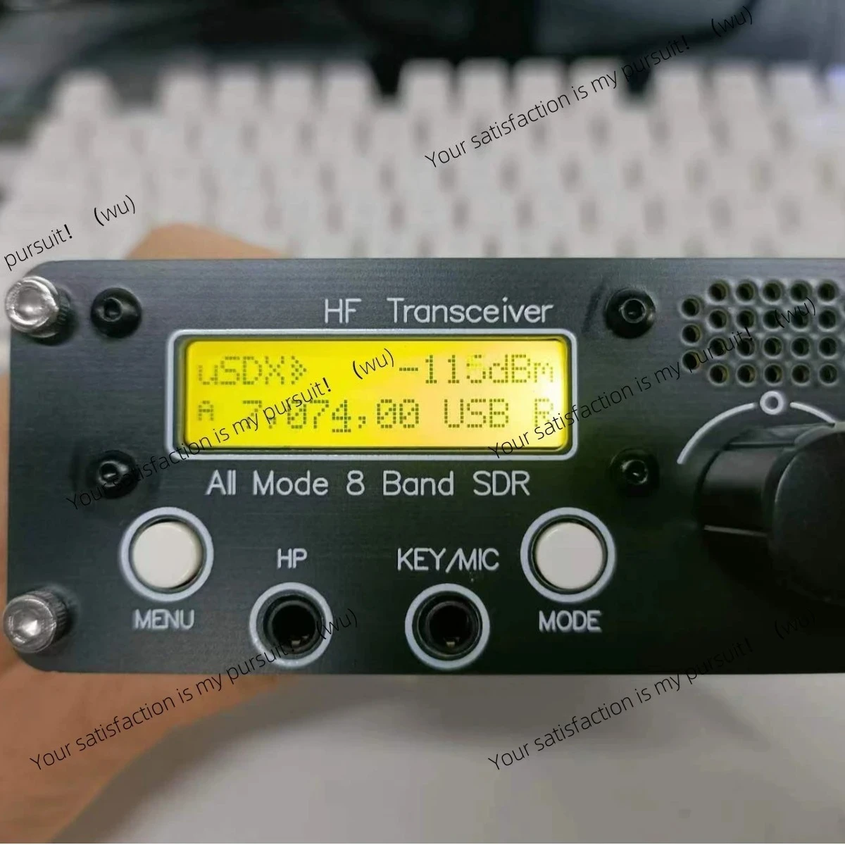 uSDR uSDX + Plus V2 8バンドSDRトランシーバー HF SSB QRP 高周波短波