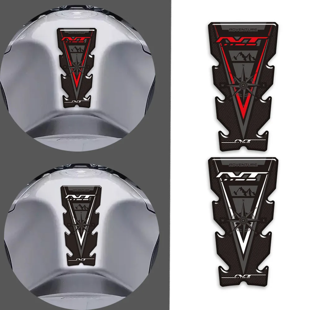 

For Honda NT 650 700V 1000 1100 NT650 Adventure Motorcycle Tank pad Protector stickers decals Fish Bone emblem