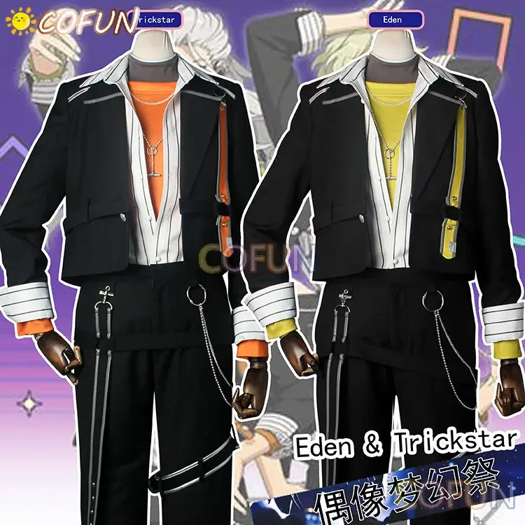 COFUN permainan Ensemble Stars 2 Eden & Trickstar coverong05 Tomoe Hiyori/Saegusa Ibara/Isara Mao setelan kostum Cosplay