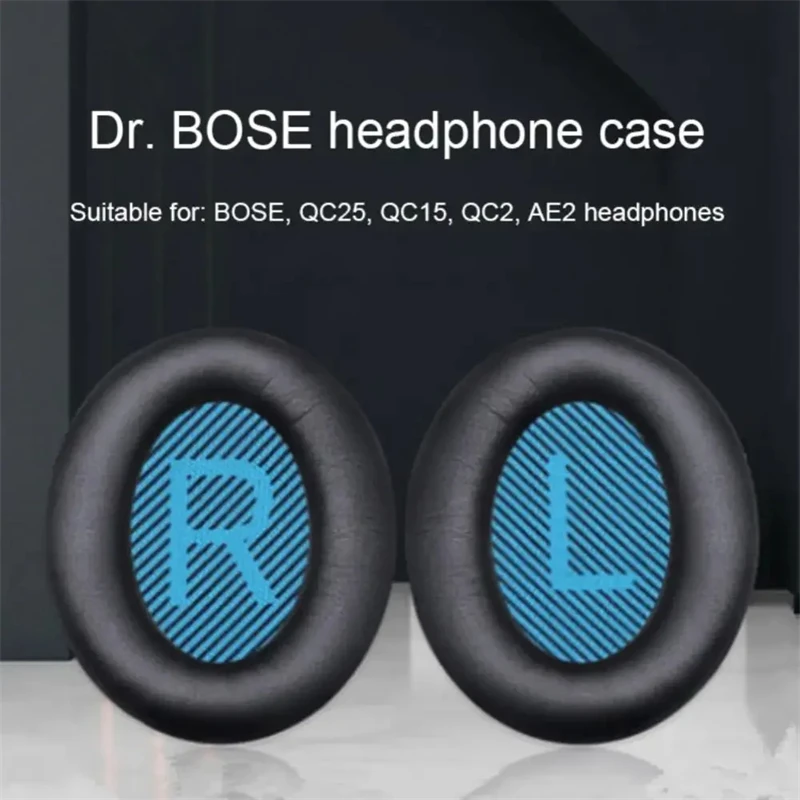 Ear Pads PU Leather Foam Earpads for Bose QuietComfort QC 15 25 35 Ear Cushion for QC2 QC15 QC25 QC35 Headphones part Earmuffs