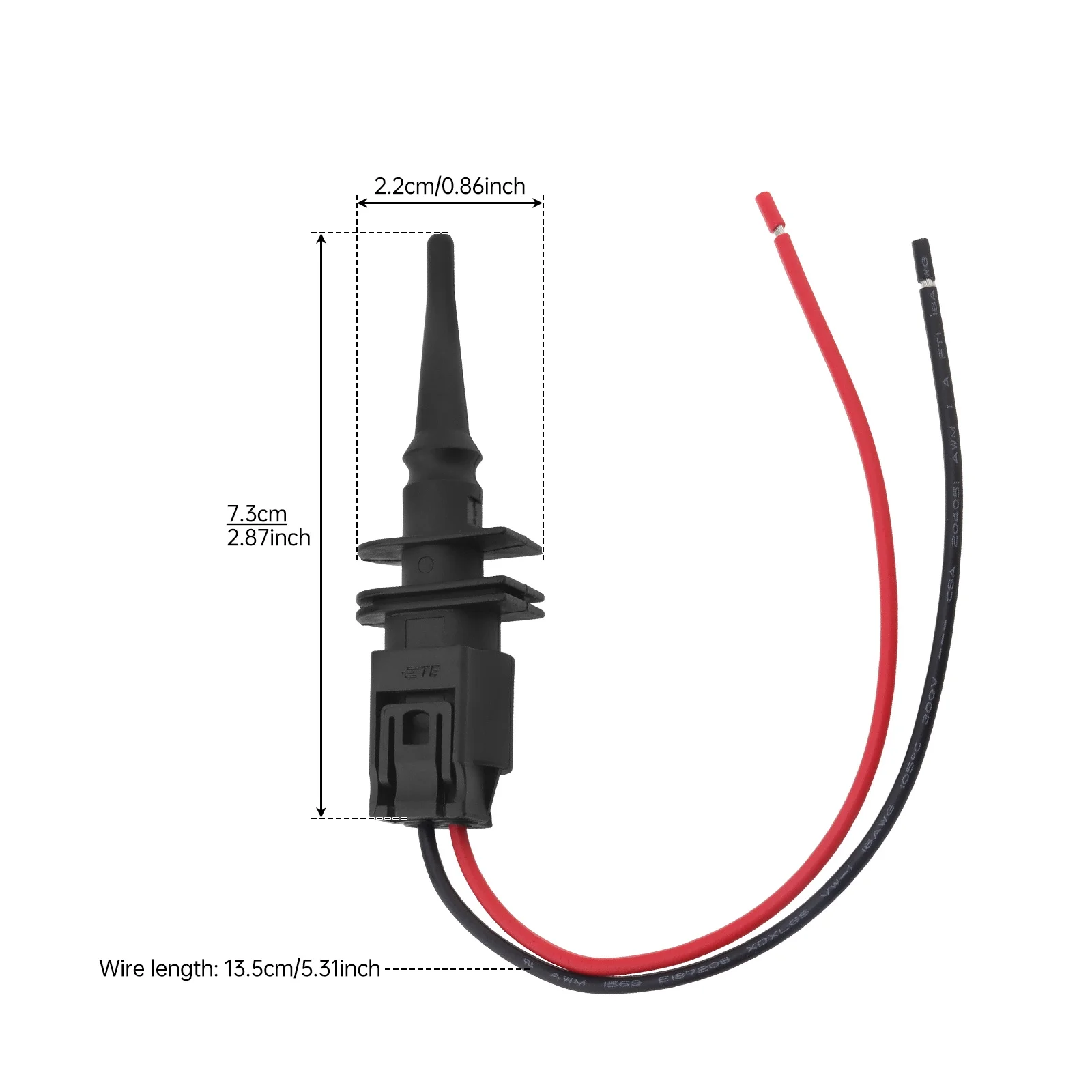 61138365340/6586905050/65818360625 Direct Fit Construction Air Temperature Sensor Fit for BMW / Land Rover/BMW Mini with Pigtail