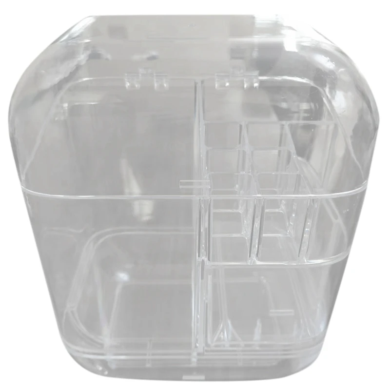 Transparent Storage Box Desktop Drawer Creative Desk Organizer Artifact For Student Dormitory Office Without Stickers