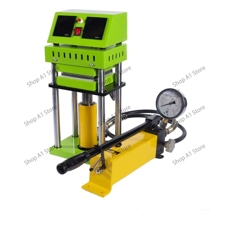 12*12cm dual sided heating plate 15ton flower hydraulic Oil Presser heat press machines