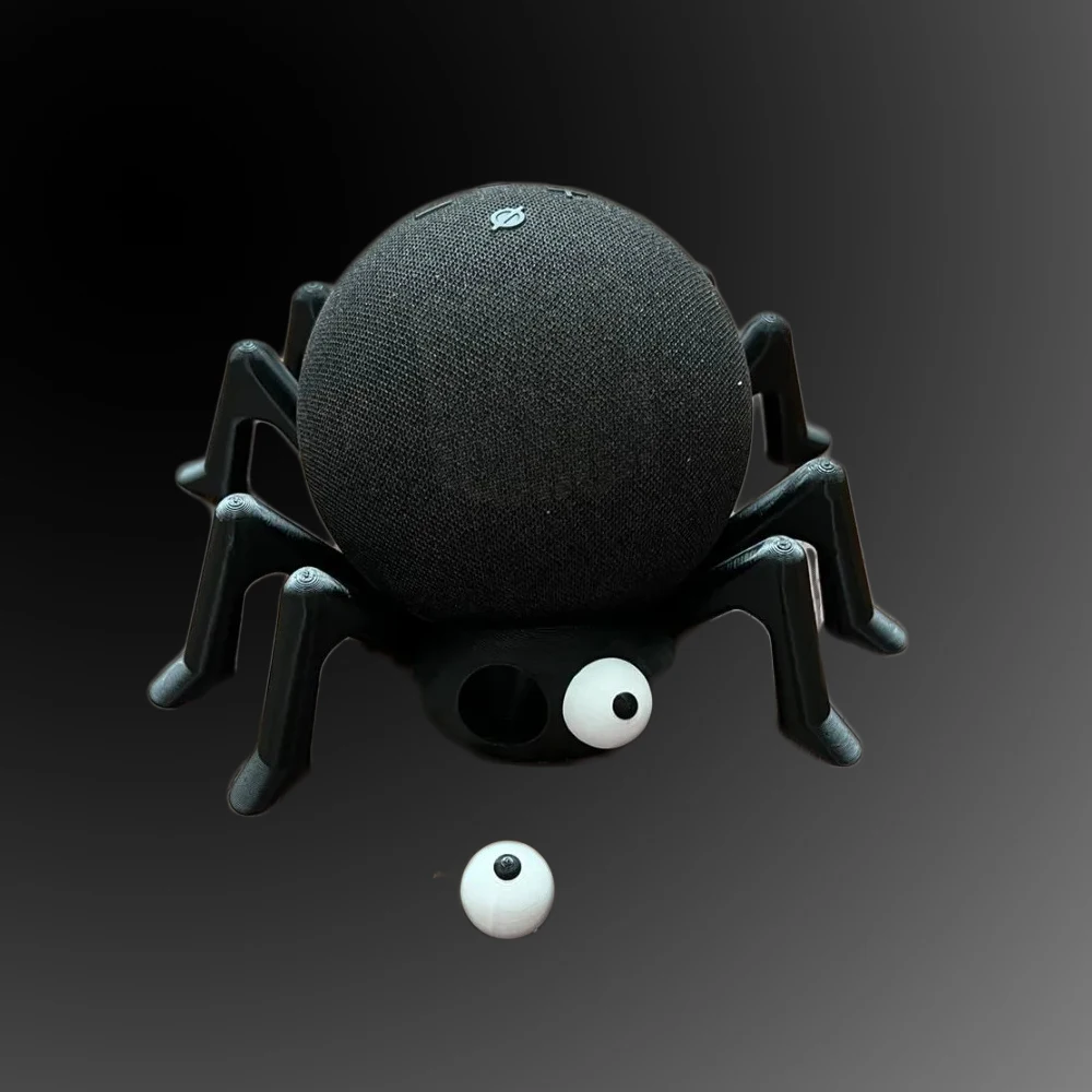 Soporte con forma de araña para Halloween, soporte para Alexa Echo Dot de 4ª y 5ª generación