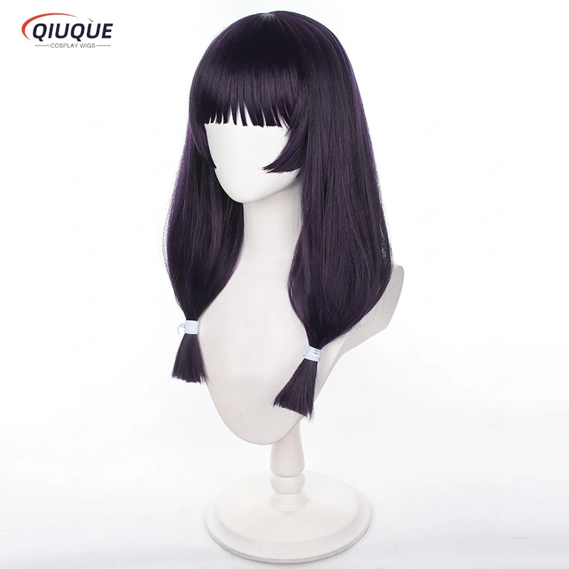 Anime Iori Utahime Cosplay Pruik Utahime Iori Lang Donkerpaars Hittebestendig Synthetisch Haar Halloween Party Pruiken Pruik Cap