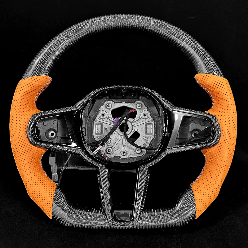 Customized carbon fiber steering wheel for BMW G20 G28 G30 G38 G80 G82 CS
