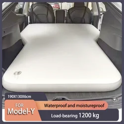 Outdoor Travel Inflating Air Mat Tesla Model-Y Car Camping Accessories Car supplies Brushed Fabric Waterproof Moistureproof Bed