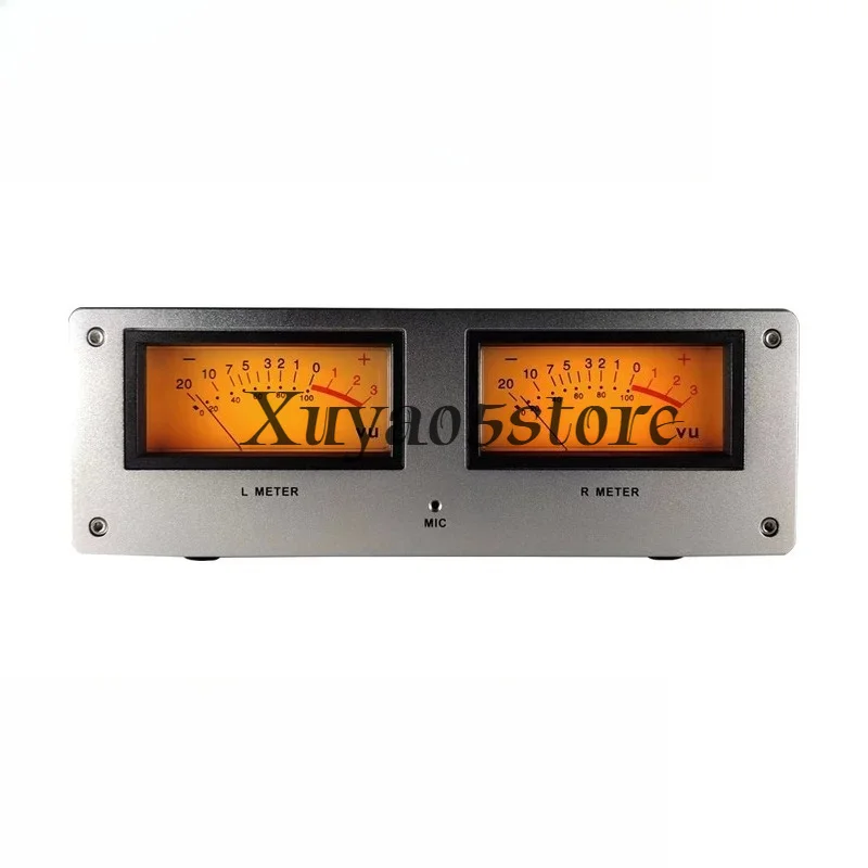 MIC-73 voice-activated square VU meter head level meter finished machine aluminum alloy panel